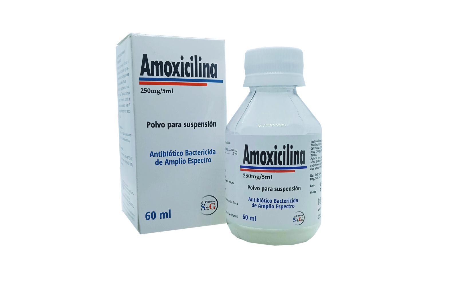 AMOXICILINA SUSP 250 MG / 5 ML 60 ML